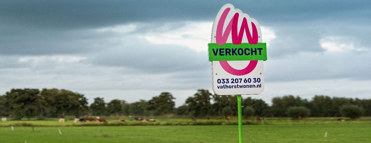 Verkocht-bord in Amersfoort